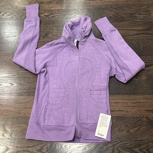Lululemon Lavender Cotton Fleece Jacket
